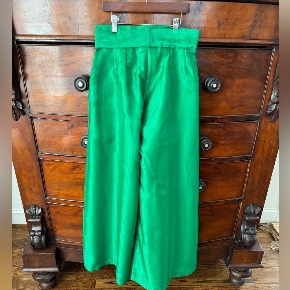 Eva Franco Belted Wide-Leg Pants Size 2 - Picture 3 of 6